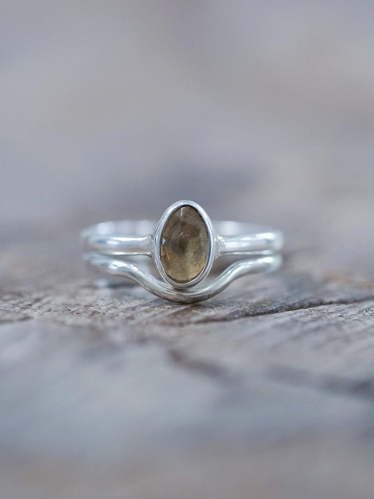 Curved Nesting Band - Gardens of the Sun | Ethical Jewelry