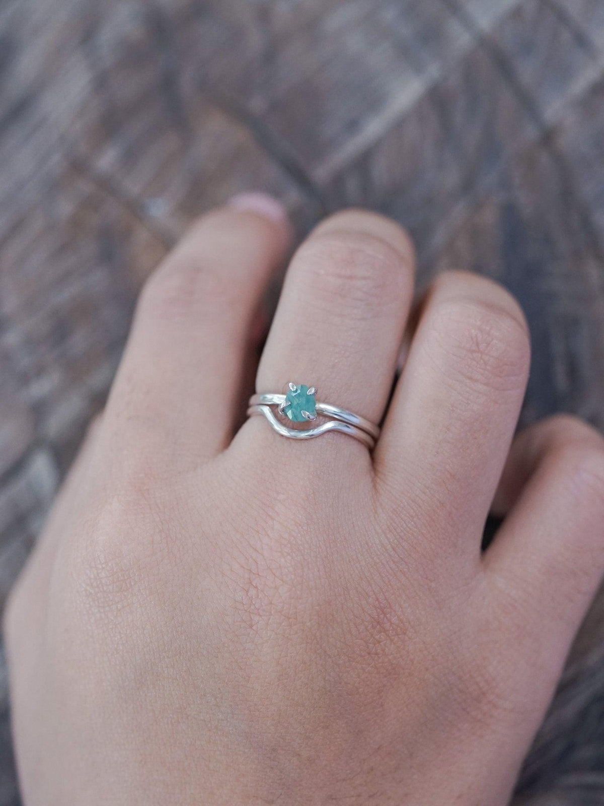 Curved Nesting Band - Gardens of the Sun | Ethical Jewelry