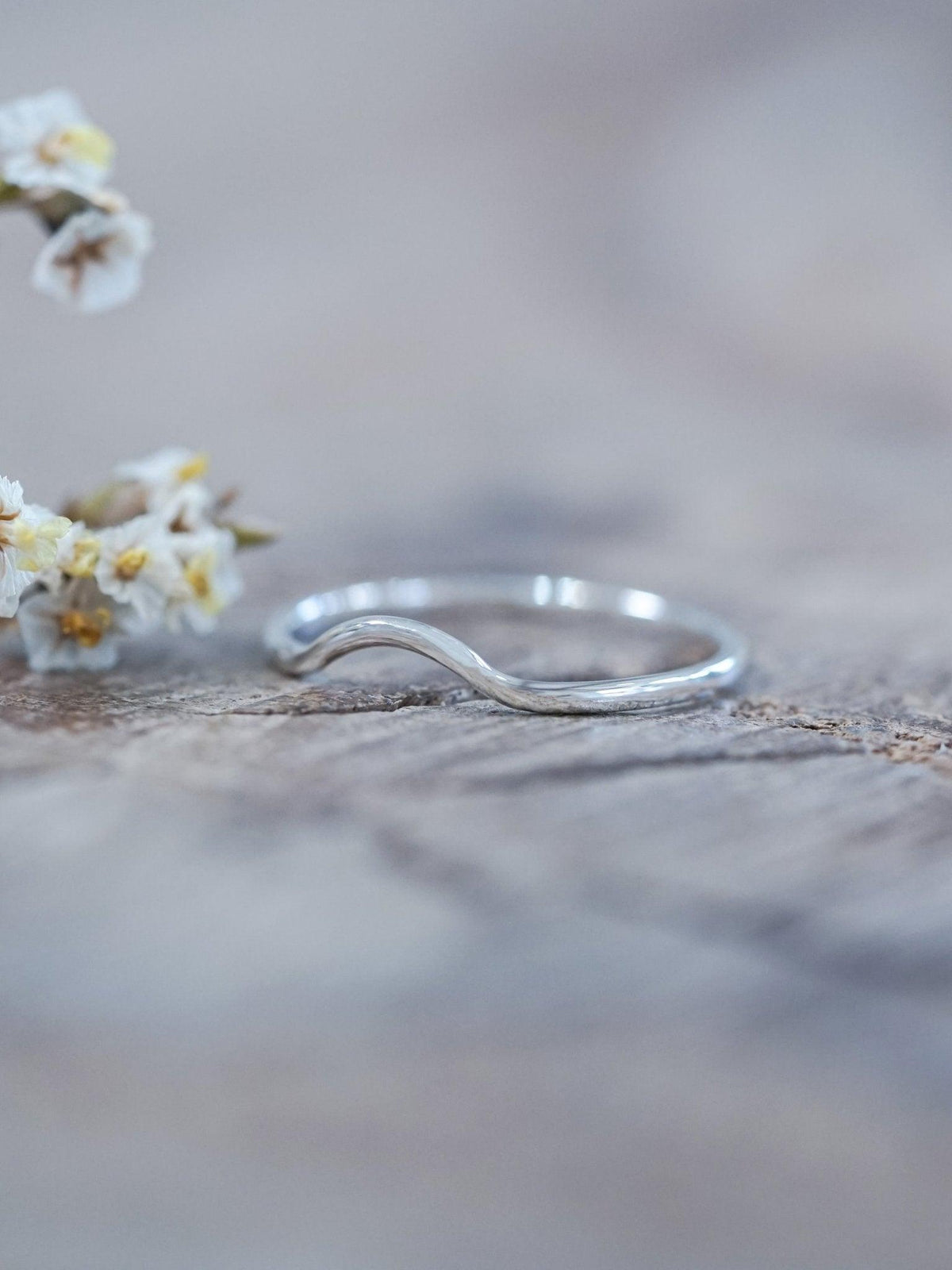 Curved Nesting Band - Gardens of the Sun | Ethical Jewelry
