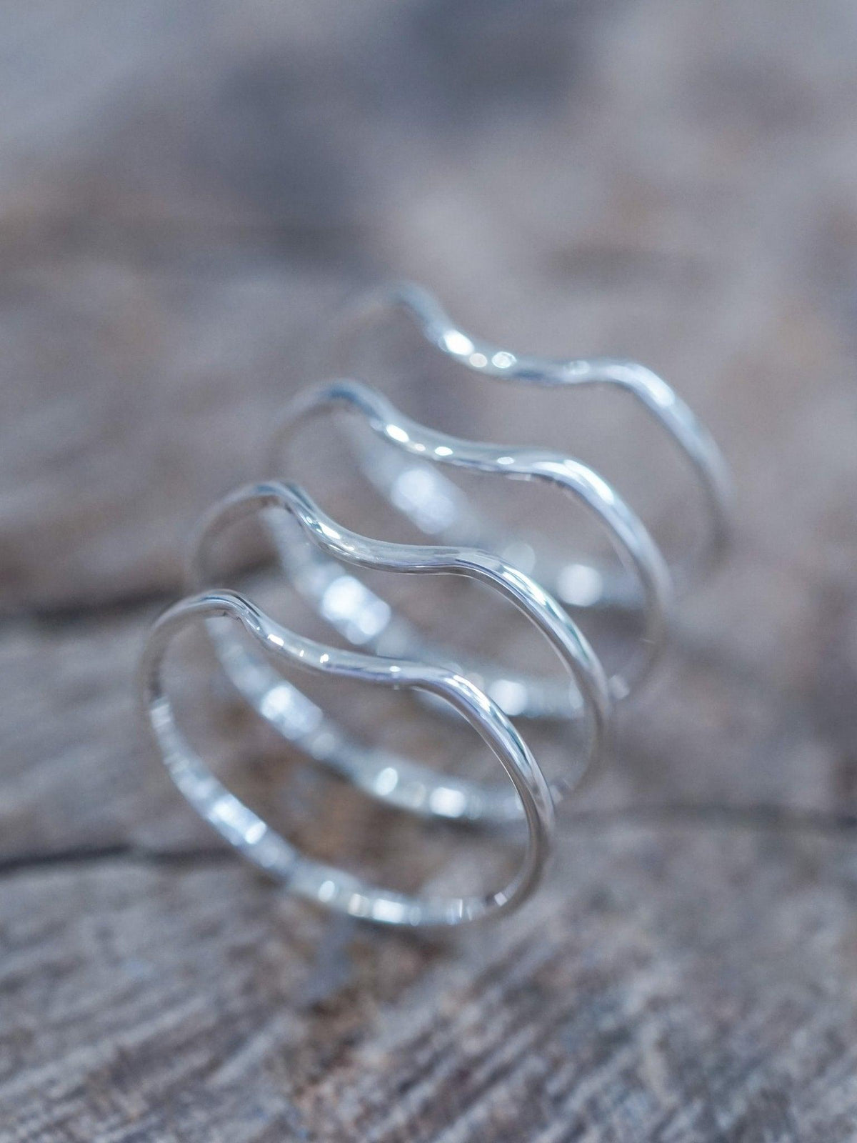 Curved Nesting Band - Gardens of the Sun | Ethical Jewelry