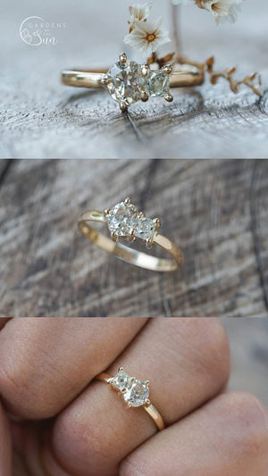 Custom Antique and Old Cut Diamond Ring - Gardens of the Sun | Ethical Jewelry