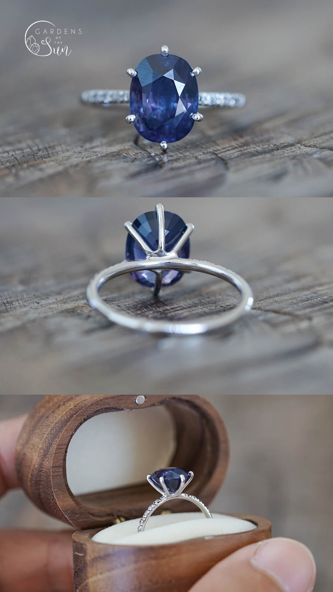 Fairy Tale Pastel Sapphire Engagement Ring