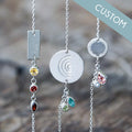 Custom Birthstone Bracelet in Silver - Gardens of the Sun | Ethical Jewelry