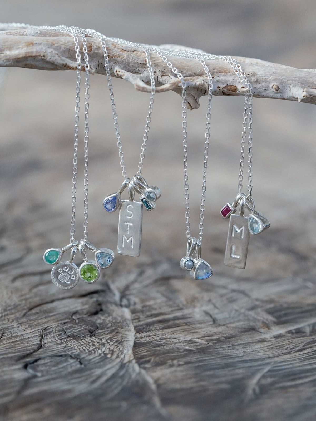 Heart with Birthstone Necklace | My Little Necklace