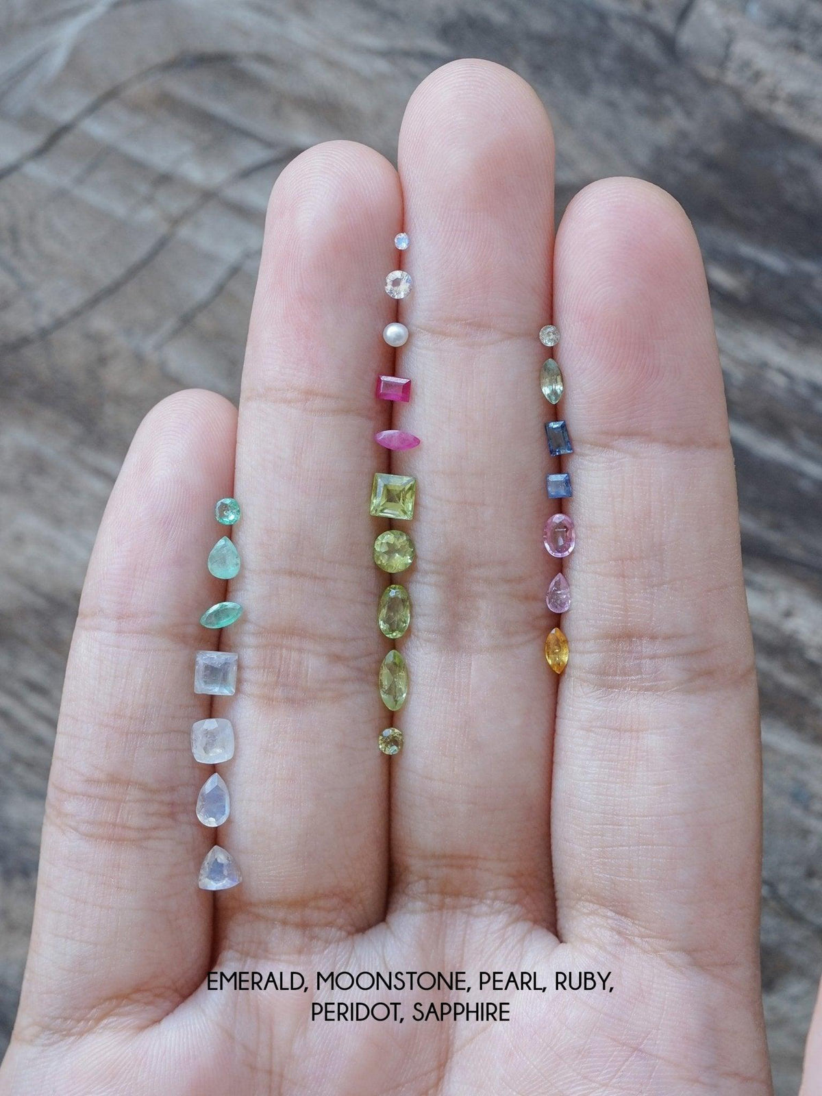 Custom Birthstone Necklace in Silver - Gardens of the Sun | Ethical Jewelry