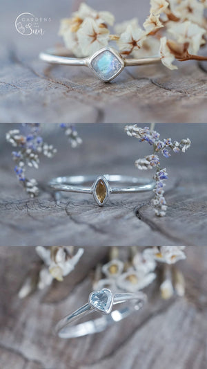 Custom Birthstone Ring - Gardens of the Sun | Ethical Jewelry