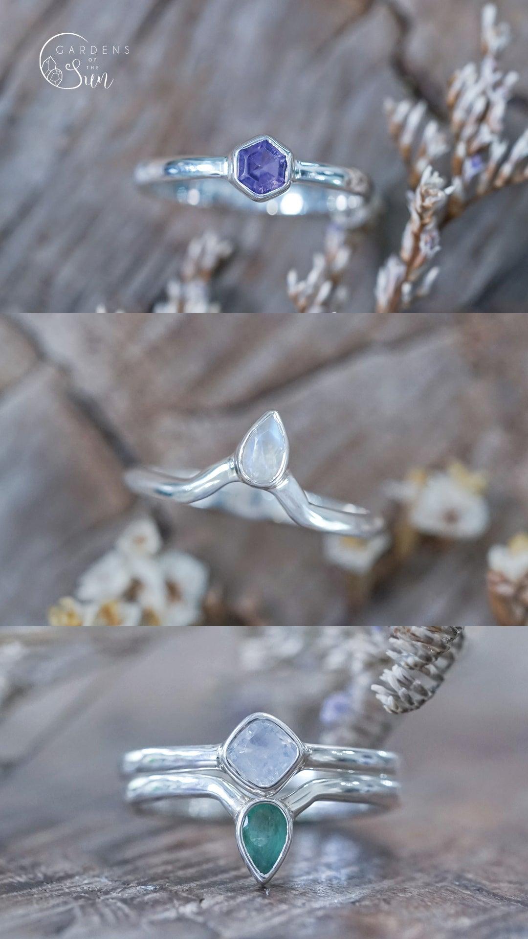 Custom Birthstone Ring - Gardens of the Sun | Ethical Jewelry