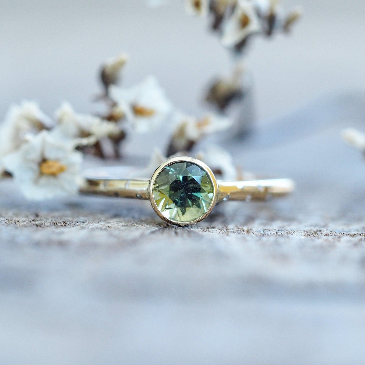 Custom Borneo Sapphire Ring - Gardens of the Sun | Ethical Jewelry