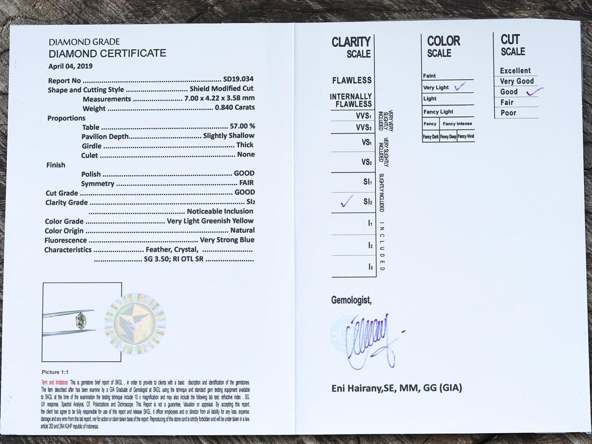 Custom Brilliant Cut Hexagon Diamond Ring - Gardens of the Sun | Ethical Jewelry