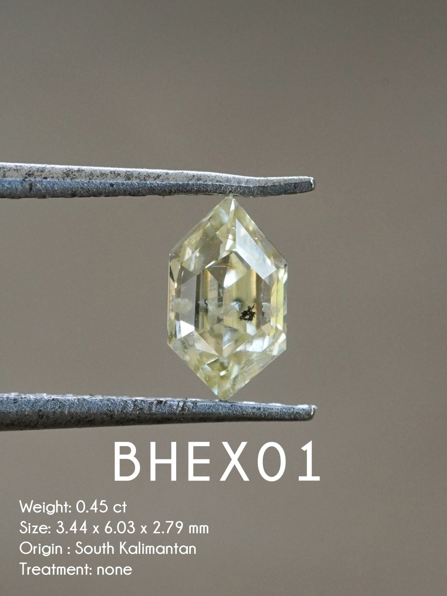 Custom Hexagon Diamond Ring in Gold