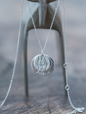 Custom Double Coin Necklace - Gardens of the Sun | Ethical Jewelry