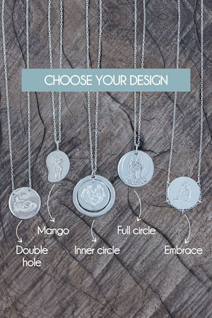 Custom Double Coin Necklace - Gardens of the Sun | Ethical Jewelry