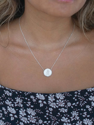 Custom Embrace Coin Necklace - Gardens of the Sun | Ethical Jewelry