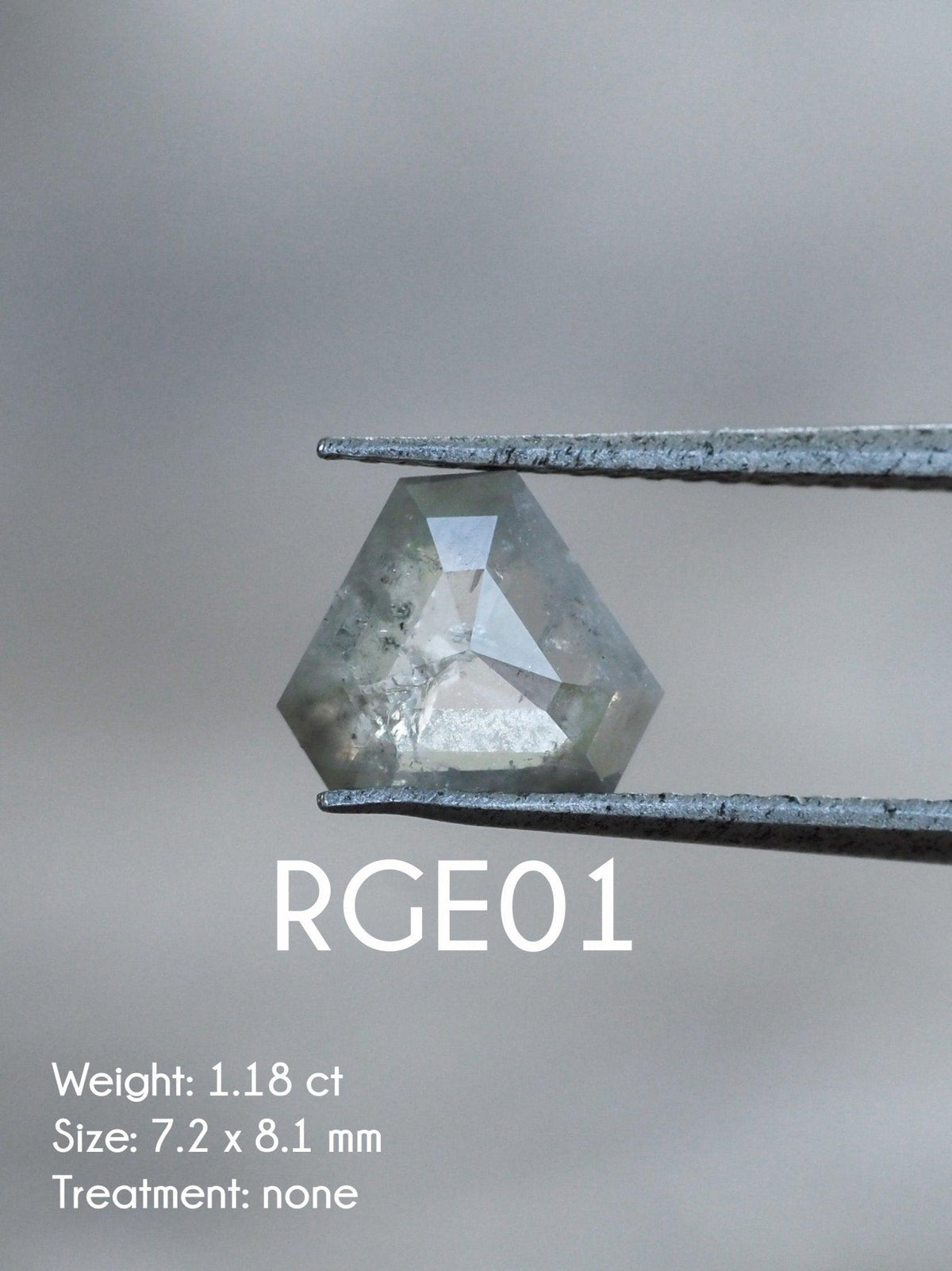 Custom Geometric Rose Cut Diamond Ring in Gold - Gardens of the Sun | Ethical Jewelry