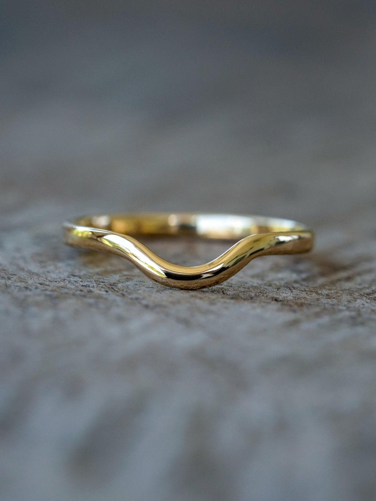 Custom Gold Nesting Band - Gardens of the Sun | Ethical Jewelry