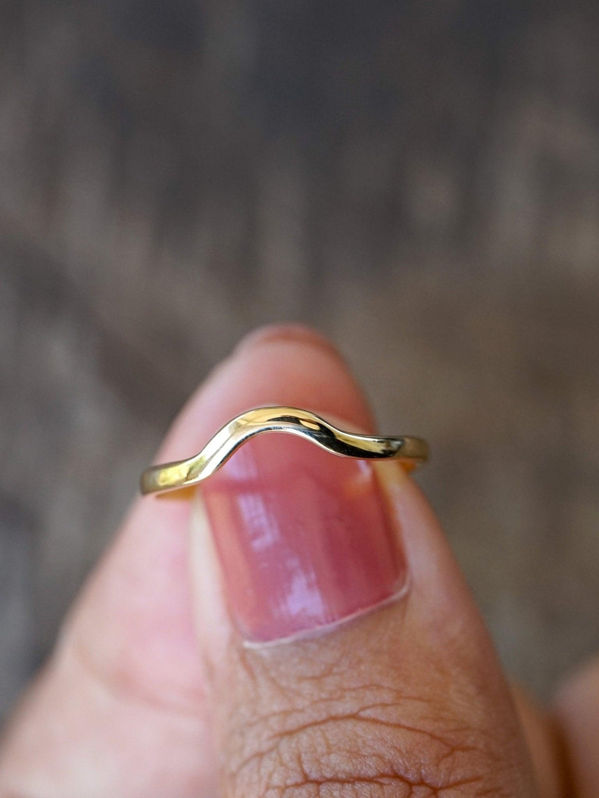 Custom Gold Nesting Band - Gardens of the Sun | Ethical Jewelry