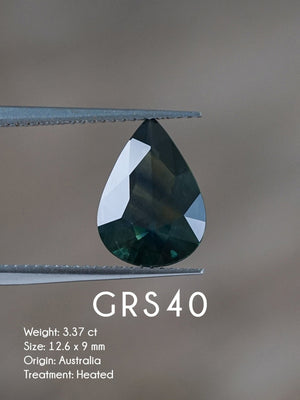 Custom Green Sapphire Ring in Gold