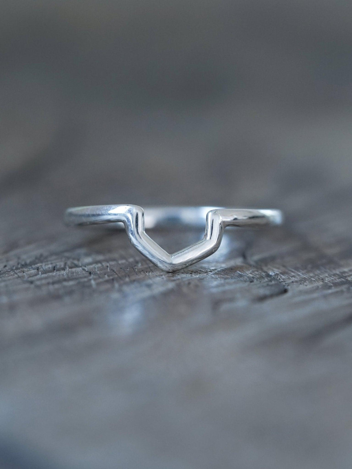 Custom Hexagon Nesting Band in Gold - Gardens of the Sun | Ethical Jewelry