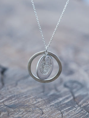 Custom Inner Circle Coin Necklace - Gardens of the Sun | Ethical Jewelry