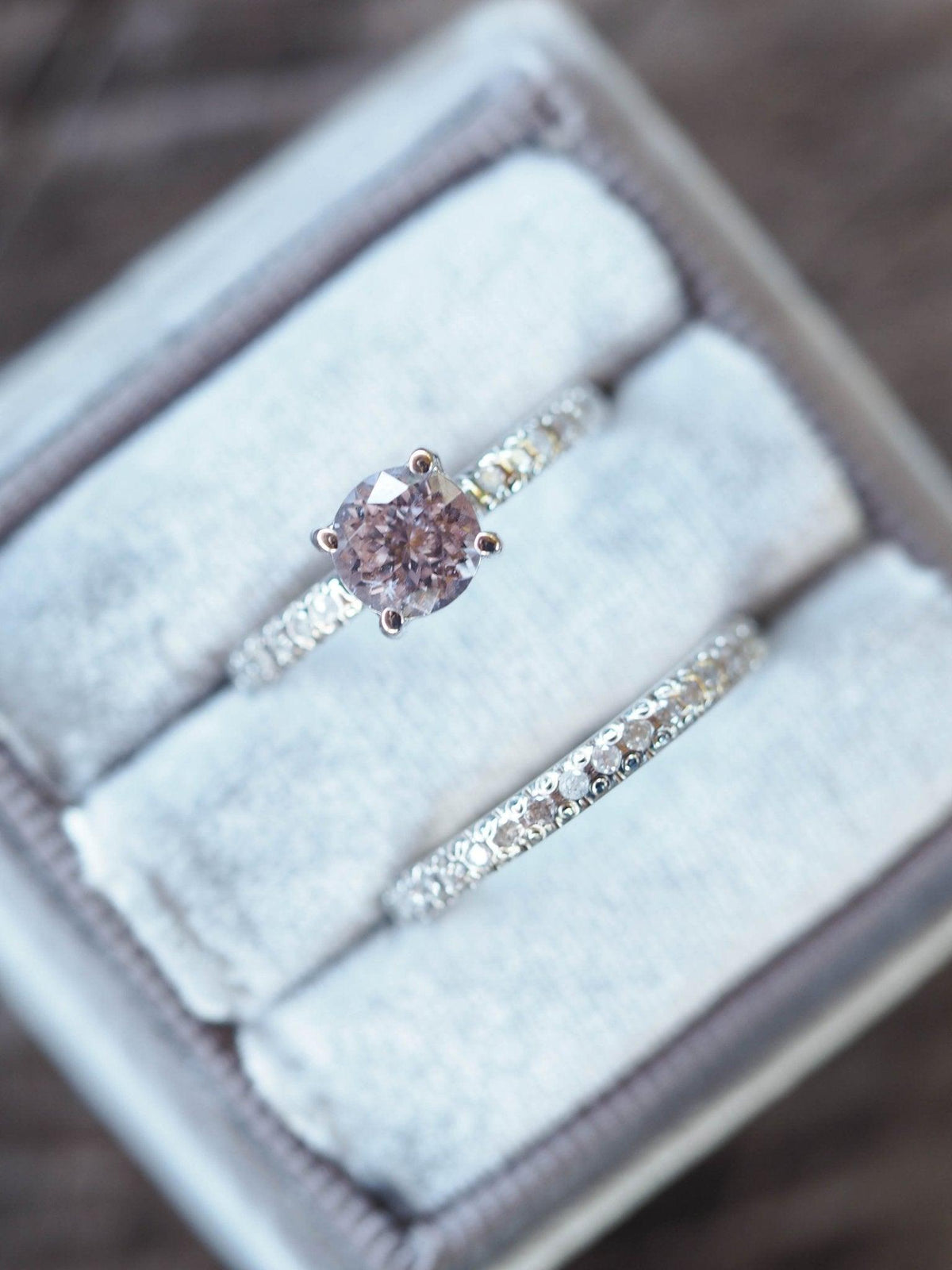 Custom Lavender Sapphire Ring in Gold - Gardens of the Sun | Ethical Jewelry