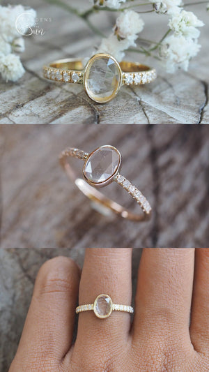 Custom Morganite Ring - Gardens of the Sun | Ethical Jewelry
