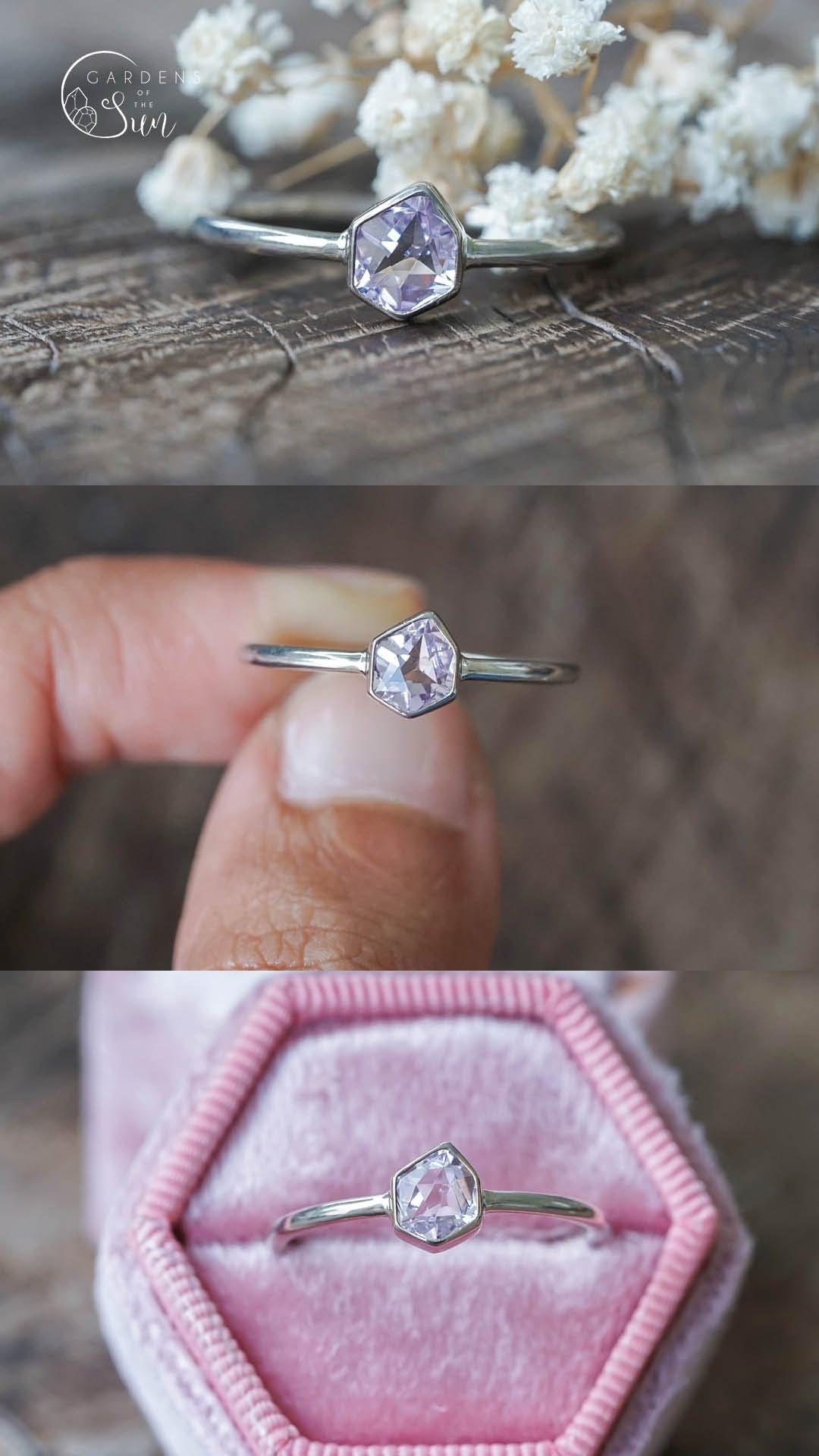 Custom Morganite Ring - Gardens of the Sun | Ethical Jewelry