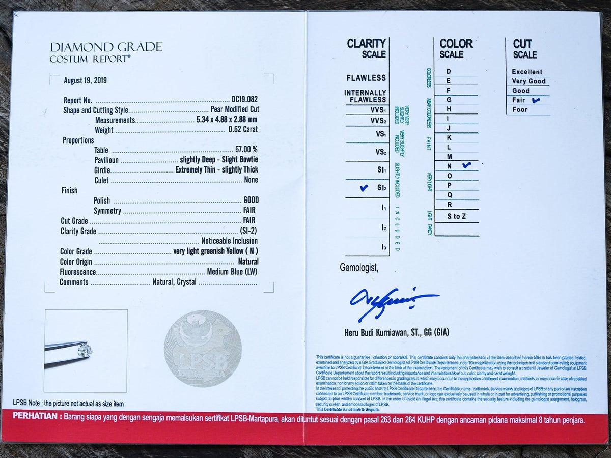 Custom Pear Diamond Ring in Gold - Gardens of the Sun | Ethical Jewelry