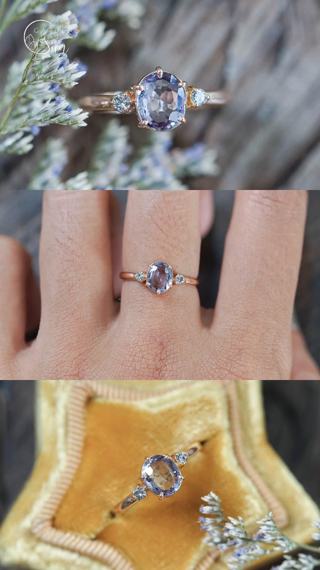 Custom Spinel Ring in Gold - Gardens of the Sun | Ethical Jewelry