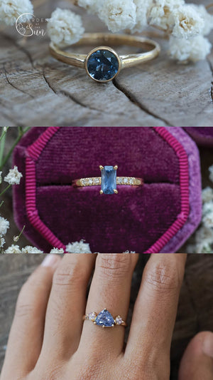 Custom Spinel Ring in Gold - Gardens of the Sun | Ethical Jewelry