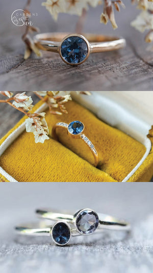 Custom Spinel Ring in Gold - Gardens of the Sun | Ethical Jewelry