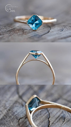 Custom Topaz Ring - Gardens of the Sun | Ethical Jewelry