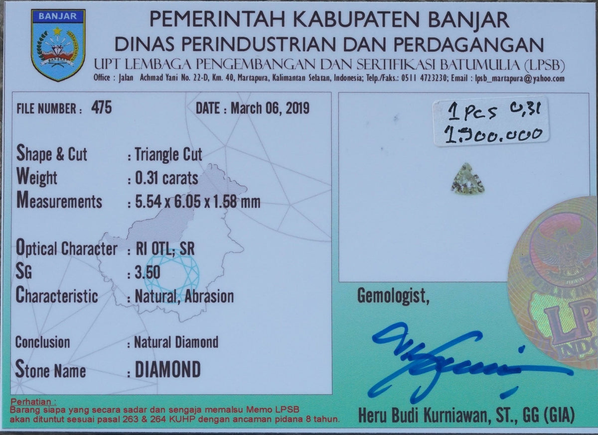 Custom Triangle Diamond Ring - Gardens of the Sun | Ethical Jewelry