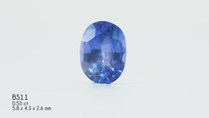 Custom Blue Sapphire Ring in Gold