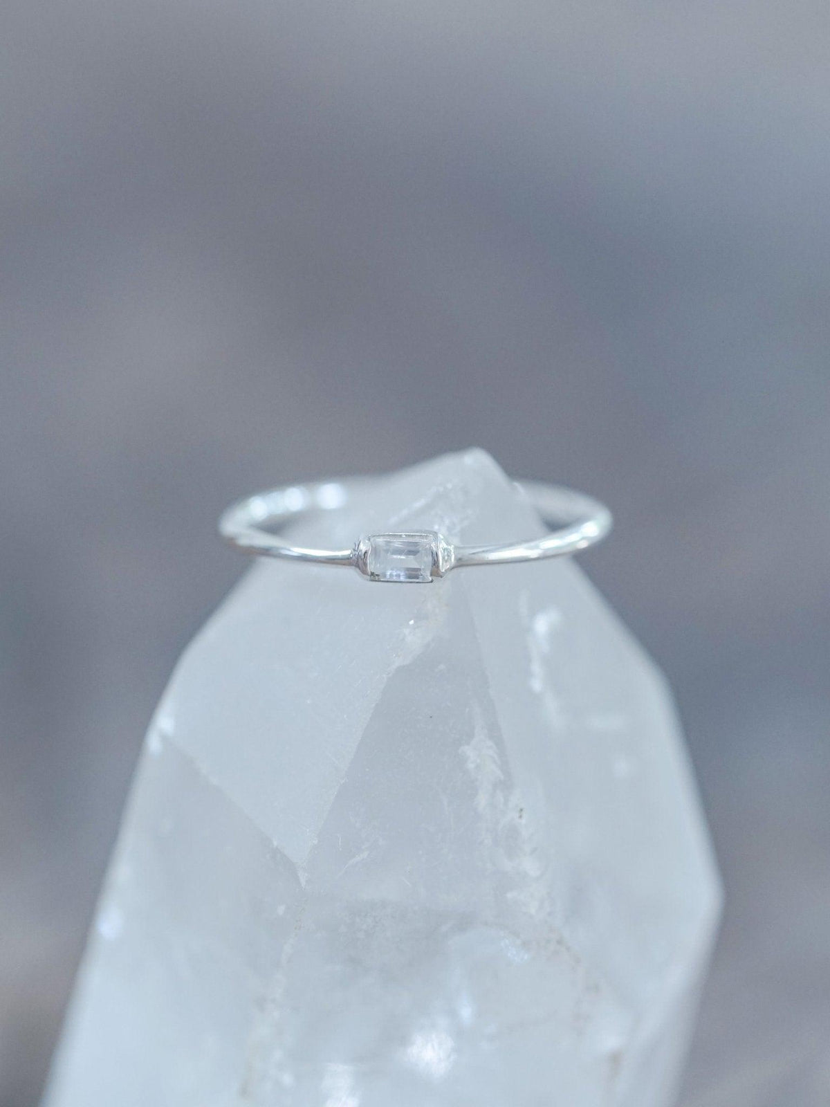 Dainty Zircon Ring - Gardens of the Sun | Ethical Jewelry