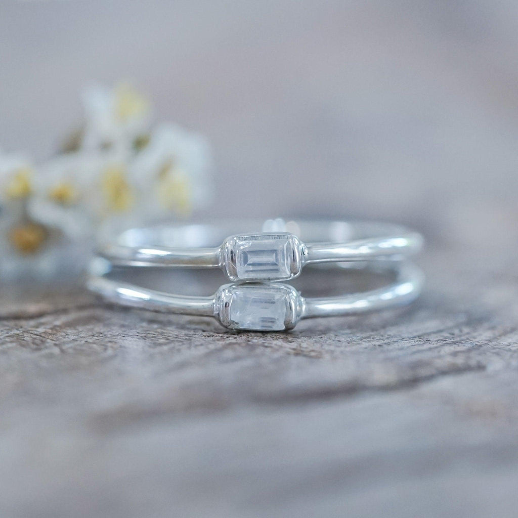 Dainty Zircon Ring - Gardens of the Sun | Ethical Jewelry