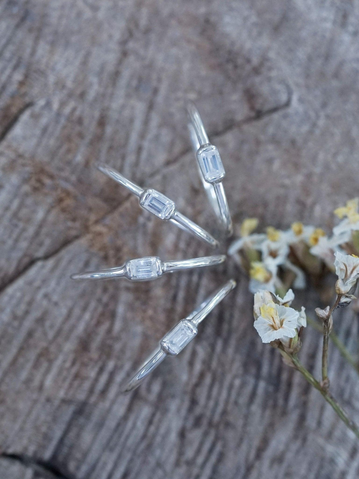 Dainty Zircon Ring - Gardens of the Sun | Ethical Jewelry
