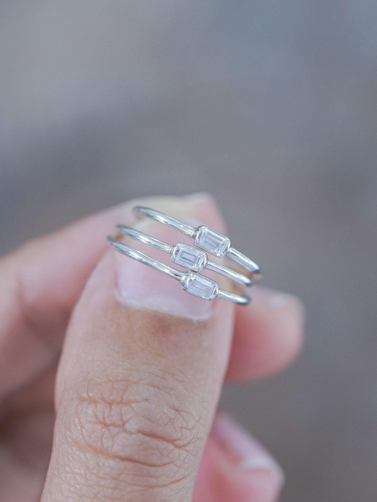 Dainty Zircon Ring - Gardens of the Sun | Ethical Jewelry