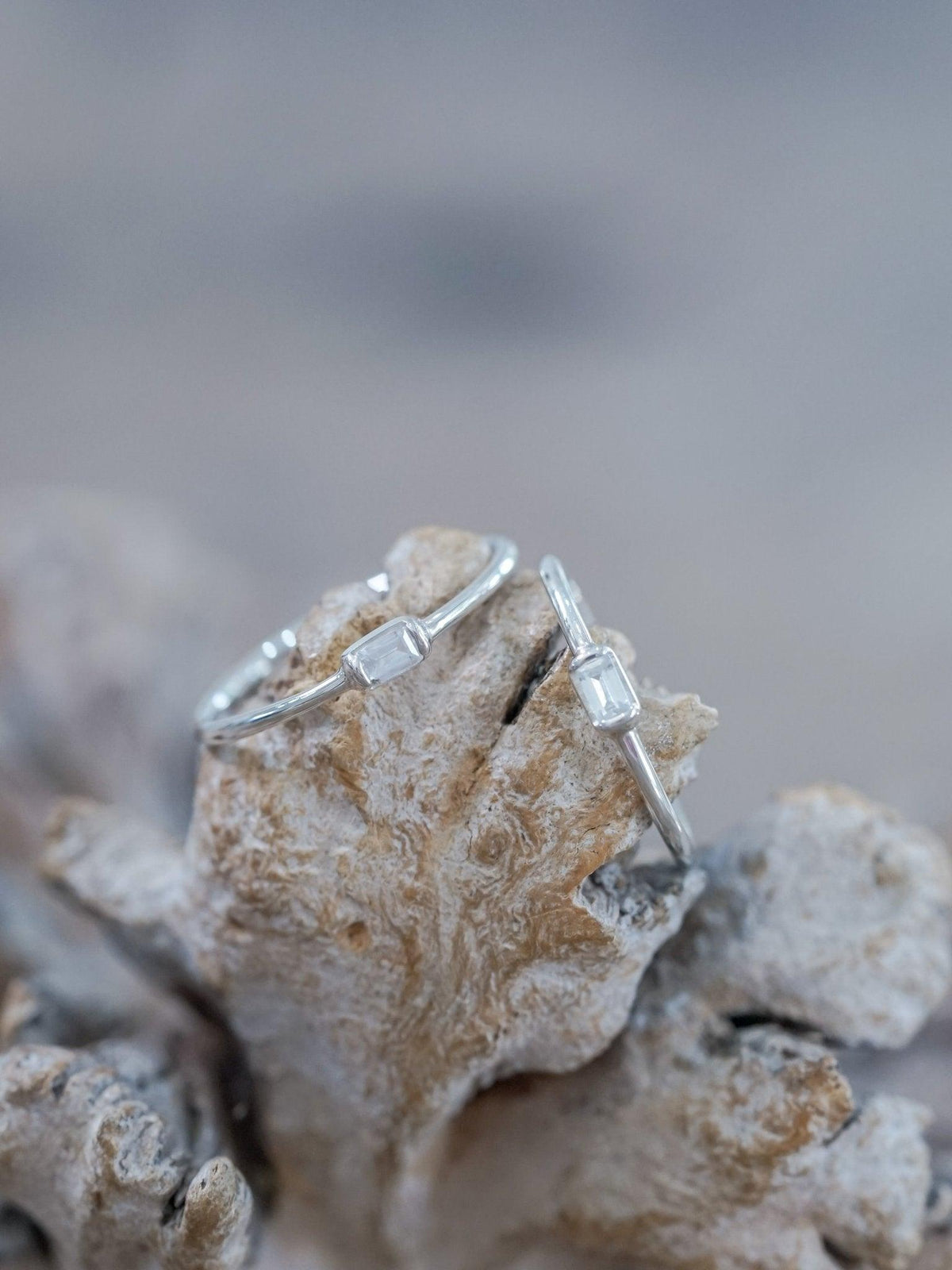 Dainty Zircon Ring - Gardens of the Sun | Ethical Jewelry