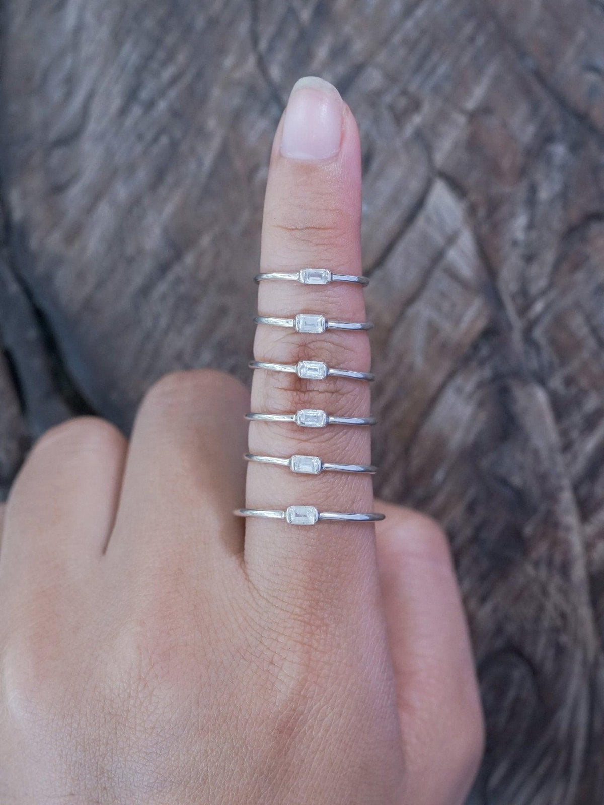 Dainty Zircon Ring - Gardens of the Sun | Ethical Jewelry