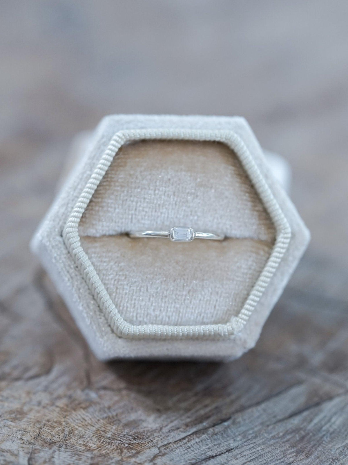 Dainty Zircon Ring - Gardens of the Sun | Ethical Jewelry