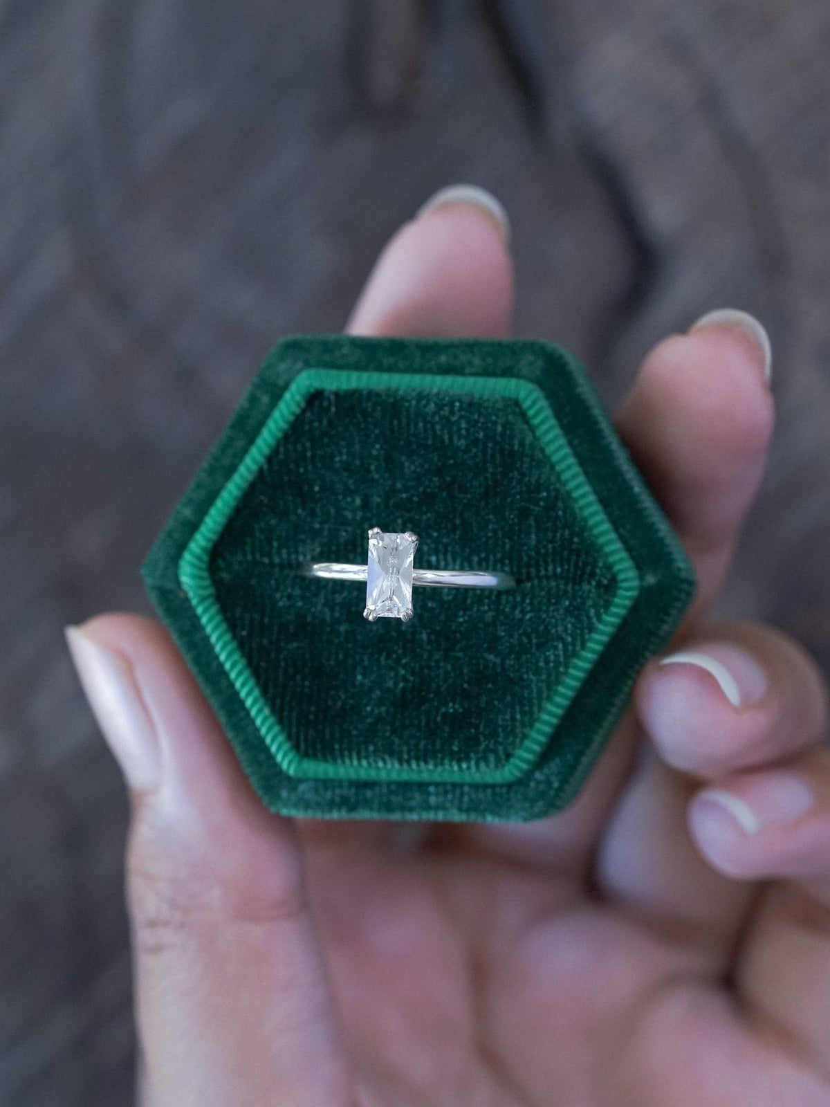 Danburite Stand-in Ring - Gardens of the Sun | Ethical Jewelry