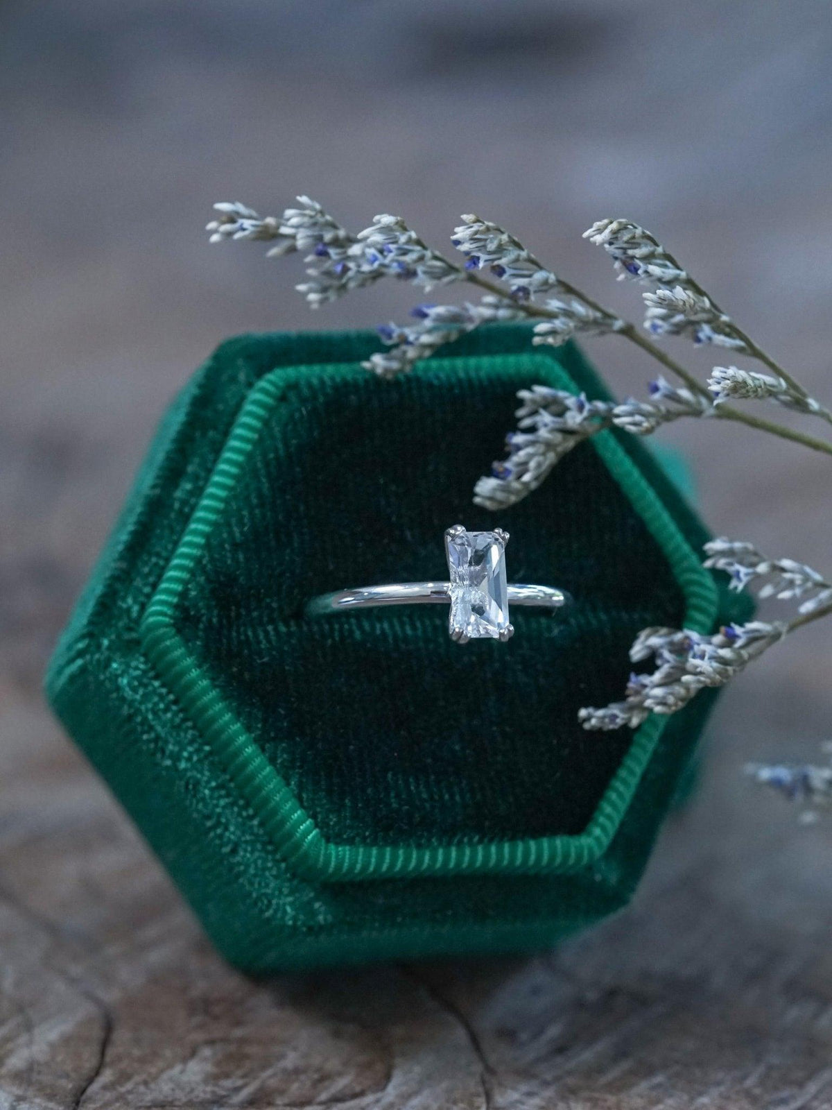 Danburite Stand-in Ring - Gardens of the Sun | Ethical Jewelry