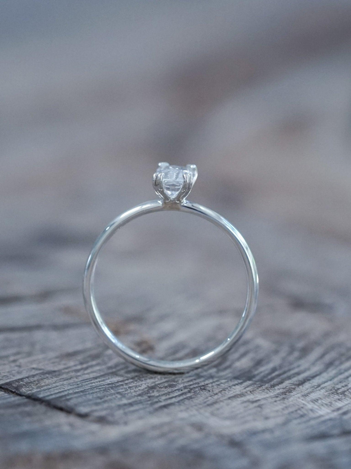 Danburite Stand-in Ring - Gardens of the Sun | Ethical Jewelry