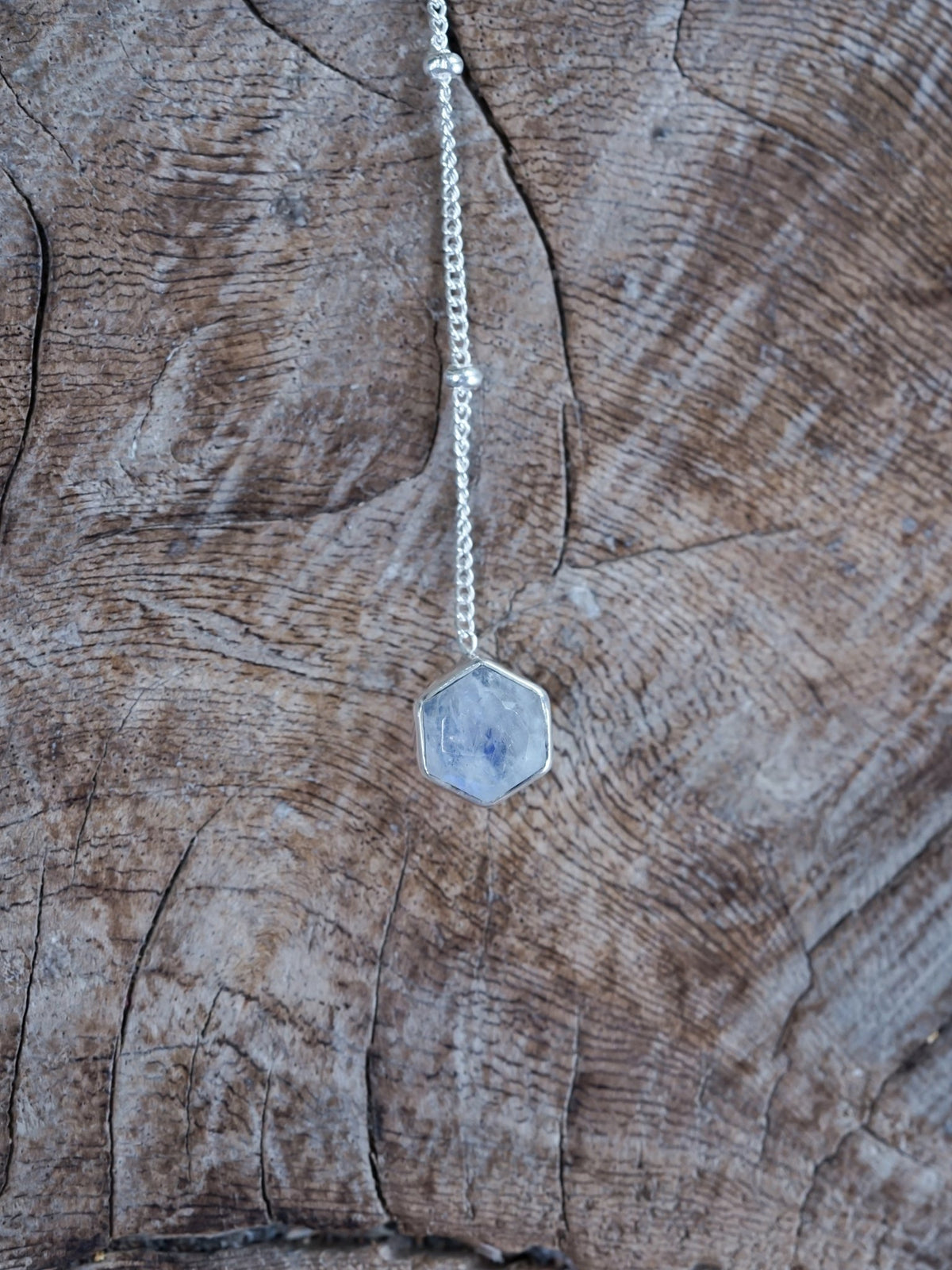 Day Constellation Moonstone and Iolite Necklace - Gardens of the Sun | Ethical Jewelry
