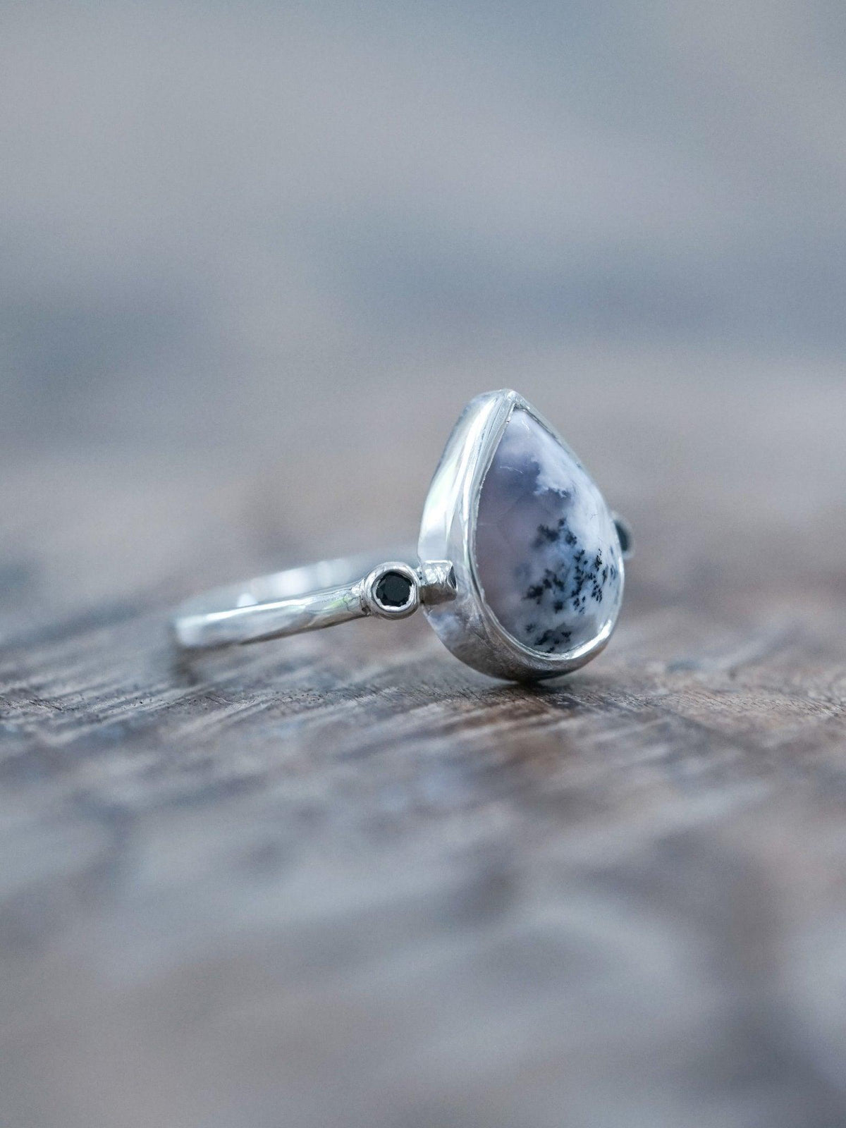 Dendritic Agate Ring - Gardens of the Sun | Ethical Jewelry