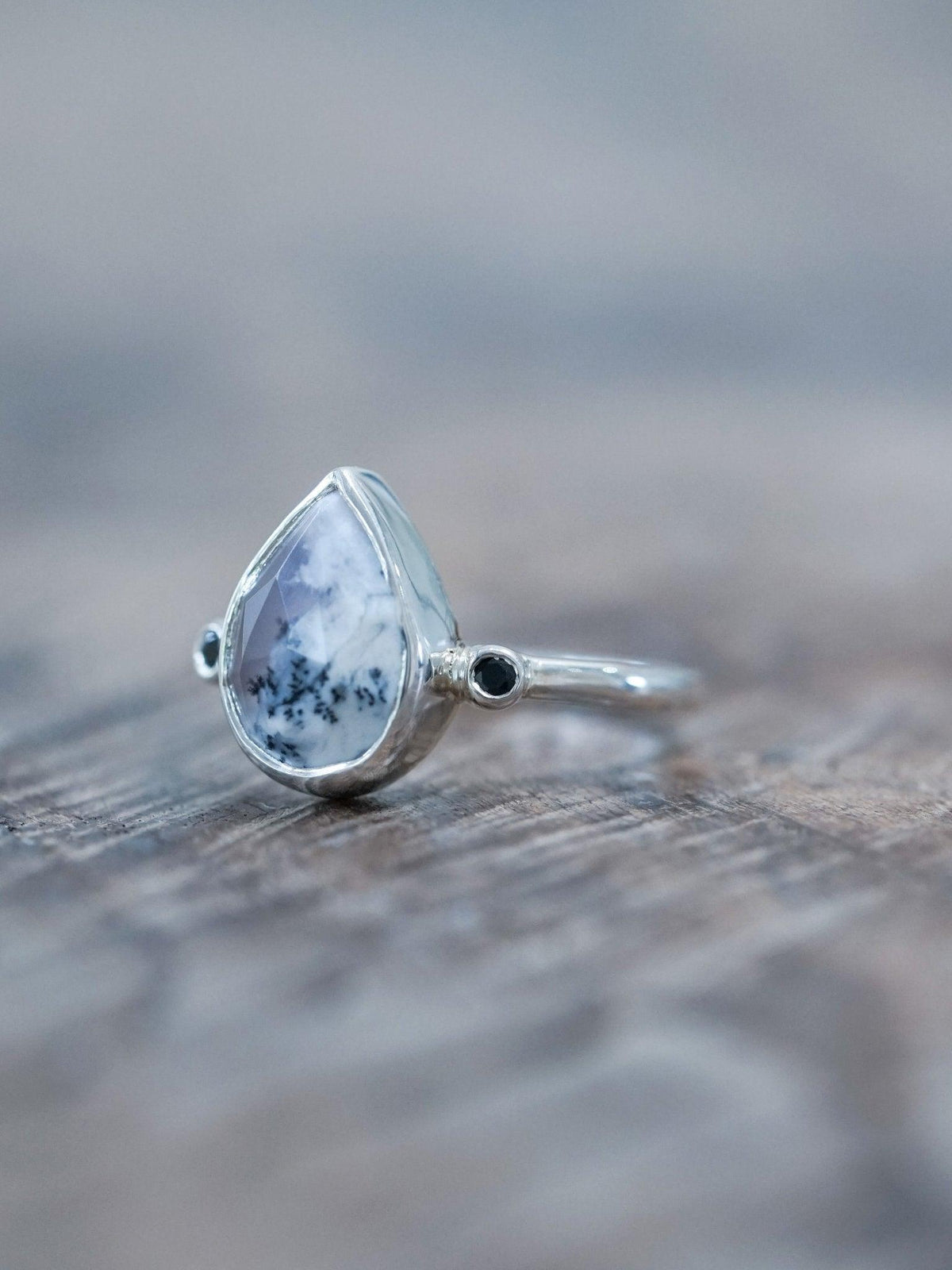 Dendritic Agate Ring - Gardens of the Sun | Ethical Jewelry