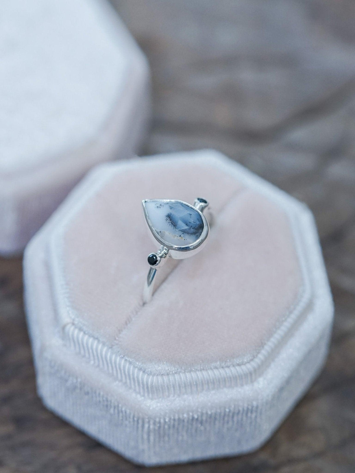 Dendritic Agate Ring - Gardens of the Sun | Ethical Jewelry