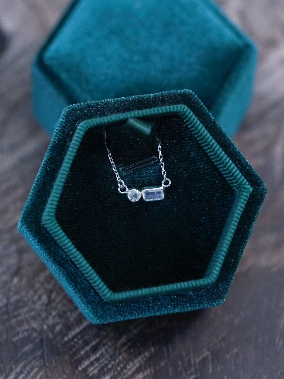 Double Rainbow Moonstone Necklace - Gardens of the Sun | Ethical Jewelry