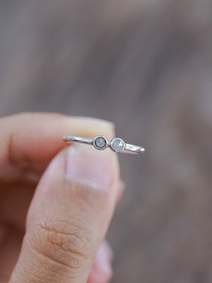 Double Rose Cut Diamond Ring - Gardens of the Sun | Ethical Jewelry