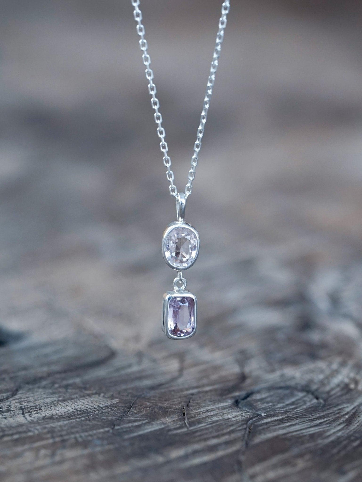 Double Sapphire Necklace - Gardens of the Sun | Ethical Jewelry